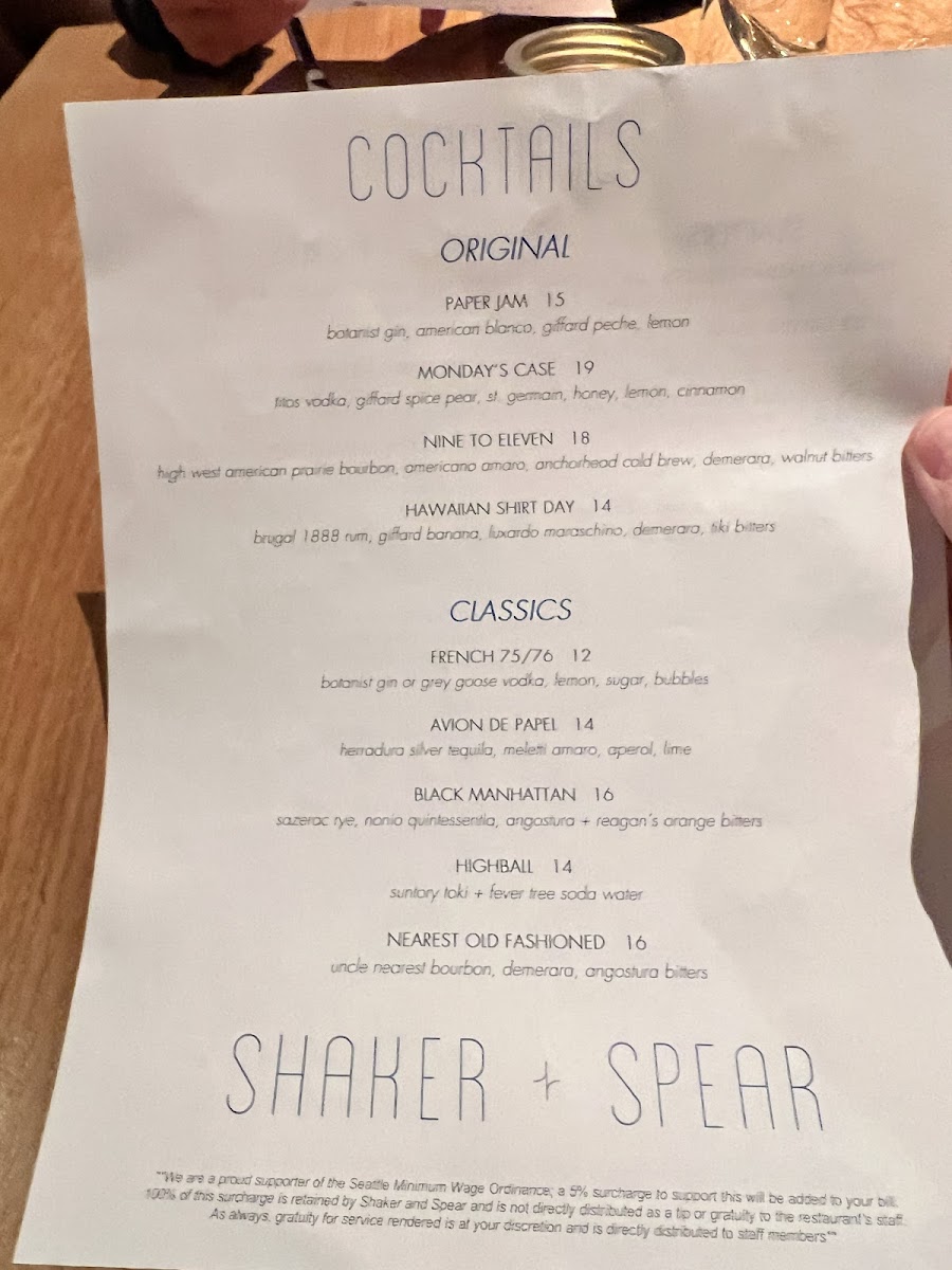 Shaker + Spear Menu - Image 6